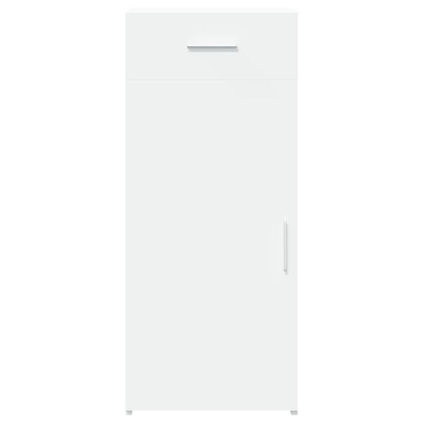 vidaXL Buffet blanc 40x42,5x93 cm bois d'ing&eacute;nierie
