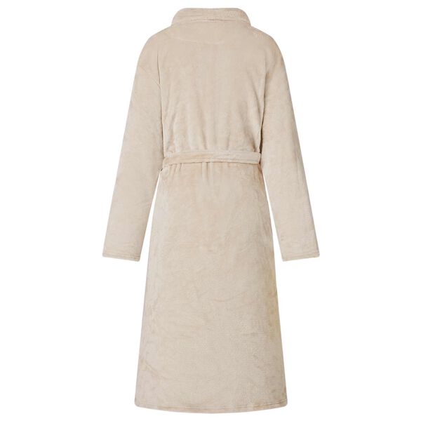 vidaXL Robe de bain sans capuche Beige xl Flanelle