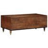 vidaXL Table basse Marron miel 100 x 54 x 40 cm Bois de mangue massif