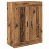 vidaXL Haut Armoire avec tiroir 2 pcs Bois ancien Bois d'ing&eacute;nierie