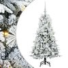 vidaXL Sapin de No&euml;l Artificiel &agrave; Branches Articul&eacute;es Blanc 120 cm