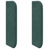 vidaXL Oreille de t&ecirc;te de lit Vert Velours