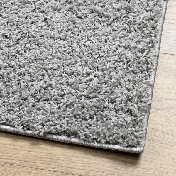 vidaXL Tapis shaggy PAMPLONA poils longs moderne gris 60x110 cm