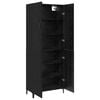 vidaXL Haut Armoire 2 pcs Ch&ecirc;ne noir Bois d'ing&eacute;nierie