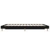 vidaXL Cadre de lit sans matelas noir 140x190 cm bois d'ingénierie