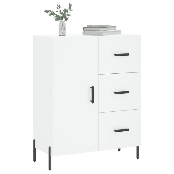 vidaXL Buffet blanc 69,5x34x90 cm bois d'ing&eacute;nierie