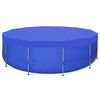 vidaXL Couverture de piscine PE Ronde 540 cm 90 g/m²