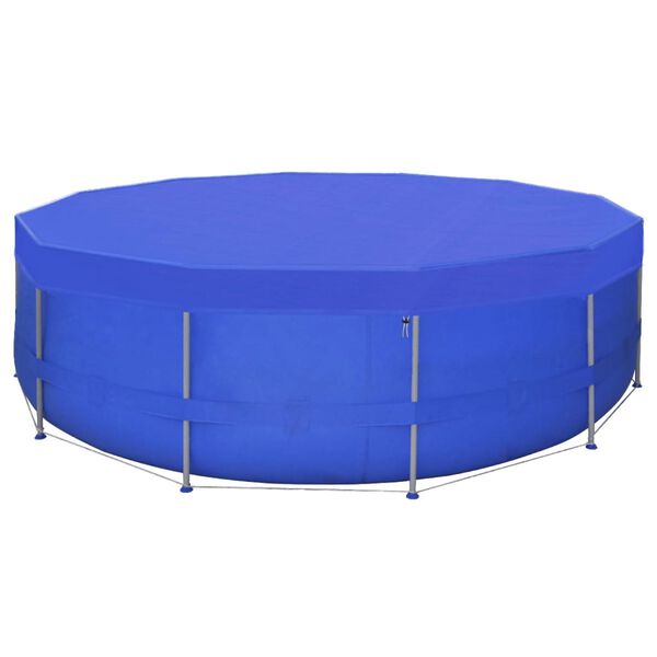vidaXL Couverture de piscine PE Ronde 540 cm 90 g/m²