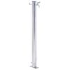 vidaXL Colonne &agrave; eau de jardin 40 cm acier inoxydable rond