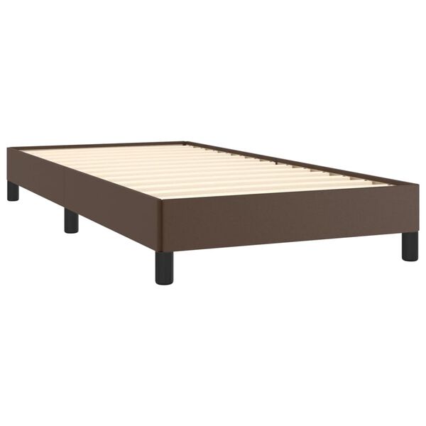 vidaXL Cadre de lit sans matelas marron 80x200 cm similicuir