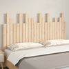 vidaXL T&ecirc;te de lit murale 146,5x3x80 cm Bois massif de pin