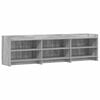 vidaXL Meuble TV 168 x 33 x 47 cm Sonoma gris Bois d'ing&eacute;nierie
