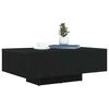 vidaXL Table basse Ch&ecirc;ne noir 85 x 55 x 31 cm Bois d'ing&eacute;nierie