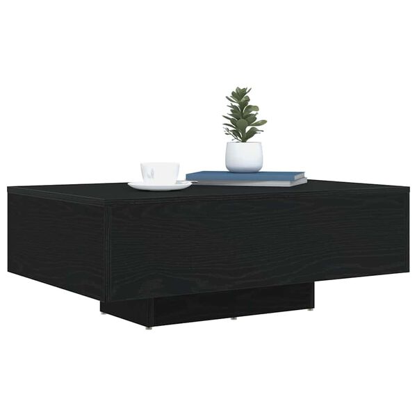vidaXL Table basse Ch&ecirc;ne noir 85 x 55 x 31 cm Bois d'ing&eacute;nierie