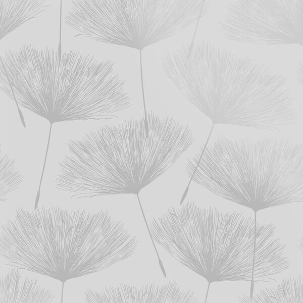 DUTCH WALLCOVERINGS Papier peint Fleur Gris