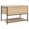vidaXL Banc de rangement ch&ecirc;ne sonoma 70x42,5x47 cm bois d'ing&eacute;nierie