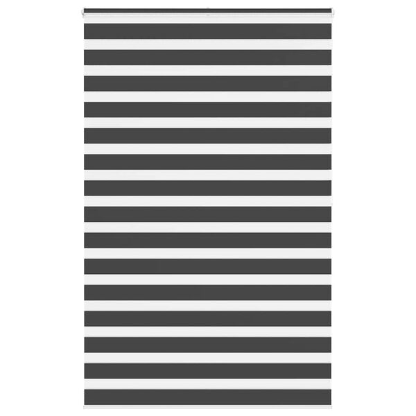 vidaXL Store z&egrave;bre noir 145x200 cm largeur du tissu 140,9 cm polyester