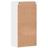 vidaXL Cabinet en Bois avec stockage Blanc brillant 50 x 29 x 100 cm