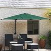 vidaXL Parasol de jardin Vert et Noir 248.5 x 247.5 x 160 cm