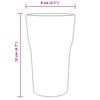 vidaXL Verres 6 pcs 295 ml