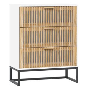 vidaXL Buffet blanc 60x30x75 cm bois d'ing&eacute;nierie