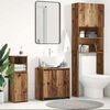vidaXL Armoire lavabo de salle de bain vieux bois 60x33x60 cm