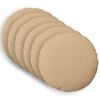 vidaXL Housse de coussin 6 pc HEERLEN Cr&egrave;me Diam. 40 cm Tissu