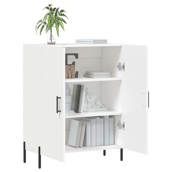 vidaXL Buffet blanc 69,5x34x90 cm bois d'ing&eacute;nierie