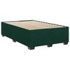 vidaXL Cadre de lit sans matelas vert fonc&eacute; 120x200 cm velours
