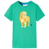 vidaXL T-shirt pour enfants vert 104