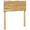 vidaXL T&ecirc;te de lit en bois brut ROSTOCK Blanc 80 cm