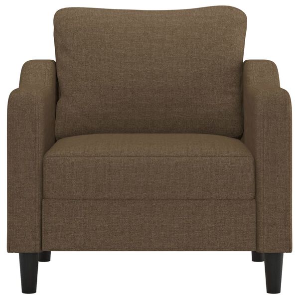 vidaXL Fauteuil Marron 60 cm Tissu