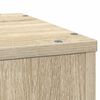 vidaXL Support pour plantes ch&ecirc;ne sonoma 33x33x100cm bois d'ing&eacute;nierie