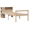vidaXL Lit bibliothèque sans matelas 90x190 cm bois de pin massif