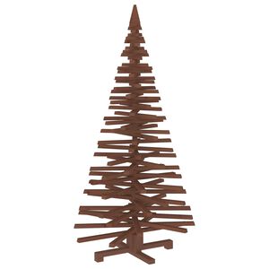 vidaXL Arbre de No&euml;l en bois KOTKA 150 cm Bois de pin massif