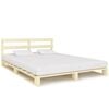 vidaXL Cadre de lit de palette sans matelas bois massif pin 180x200 cm