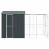 vidaXL Cage pour oiseaux Anthracite 418 x 210 x 247 cm Acier galvanis&eacute;