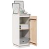 vidaXL Buffet Blanc 31,5x34x75 cm Bois massif de pin