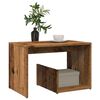 vidaXL Table d'appoint vieux bois 59x36x38 cm bois d'ing&eacute;nierie
