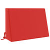 vidaXL Coussin de dossier SOEST 100 % polyester Rouge 60 x 20 x 40 cm