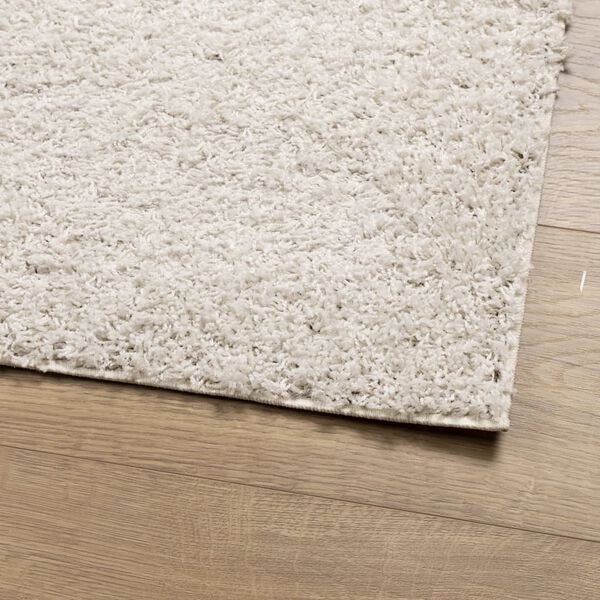 vidaXL Tapis shaggy PAMPLONA poils longs moderne cr&egrave;me 200x280 cm