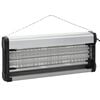 vidaXL Lampe anti-insectes Noir Aluminium ABS 60 W