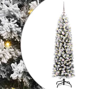 vidaXL Sapin de No&euml;l artificiel Vert 150 cm PVC et acier et plastique