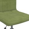 vidaXL Chaises pivotantes &agrave; manger lot de 2 vert clair velours