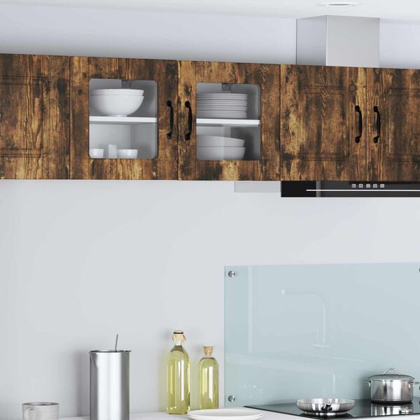 vidaXL Armoire de cuisine Ch&ecirc;ne fum&eacute; 40 x 31 x 40 cm Bois d'ing&eacute;nierie