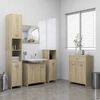 vidaXL Armoire de salle de bain ch&ecirc;ne sonoma bois d&rsquo;ing&eacute;nierie