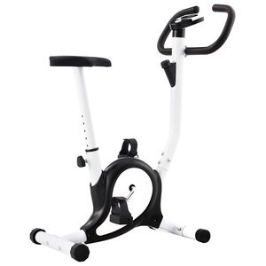 vidaXL V&eacute;lo d'appartement avec r&eacute;sistance &agrave; courroie Noir