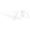 vidaXL Serre avec cadre en acier blanc 54 m&sup2; 18x3x2 m