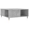 vidaXL Table basse gris b&eacute;ton 80x80x36,5 cm bois d'ing&eacute;nierie