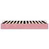 vidaXL Cadre de lit ottoman sans matelas rose 120x200 cm velours